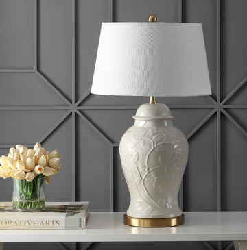 Naiyou 29.5" Ceramic Classic Traditional LED Lamp Table Lamp - JONATHAN Y